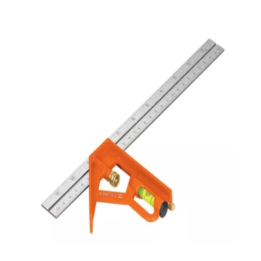 ESCUADRA CARPINTERO TRUPER COMBINACIÓN REGULABLE 30CM 14380