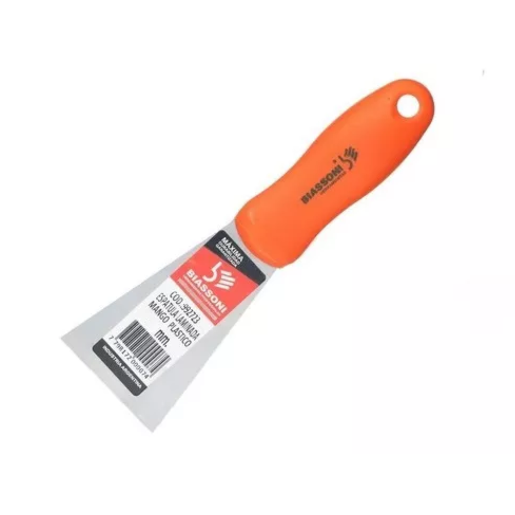 Espatula Pintor Laminada Plastico Biassoni 90Mm - 992726