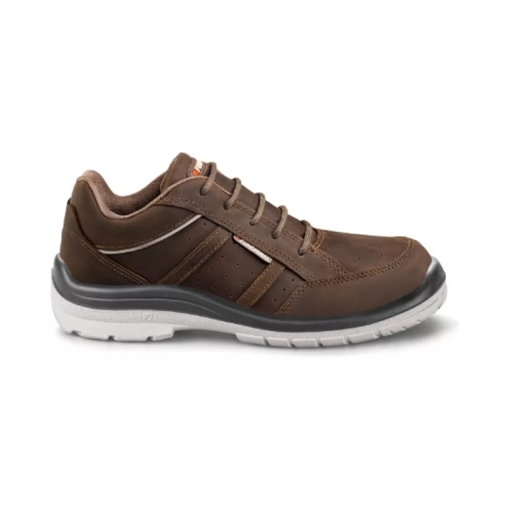 ZAPATO HORIZON MARRON PUNTERA ALUMINIO TALLE 39