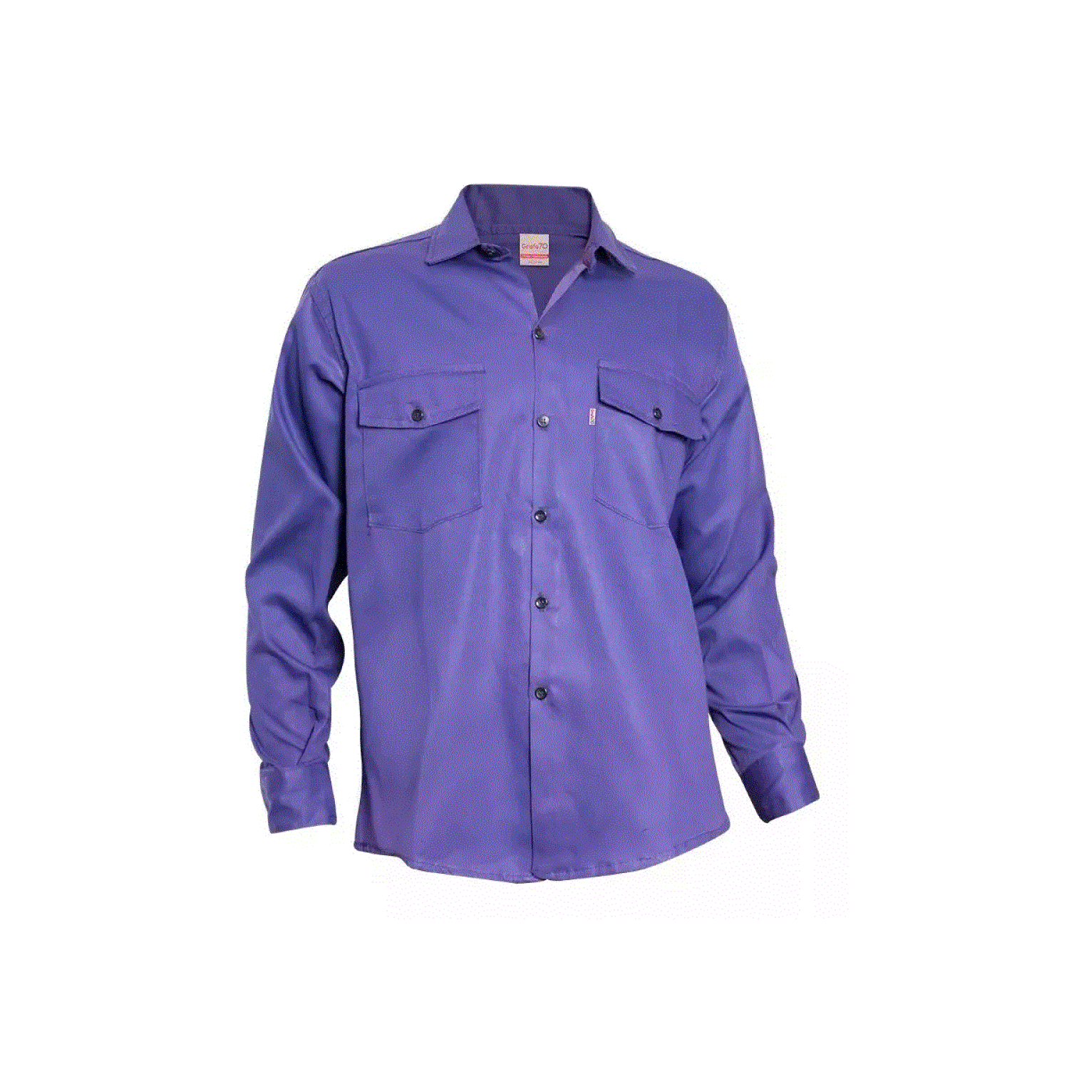  CAMISA DE TRABAJO GRAFA 70 AZULINO TALLE 44