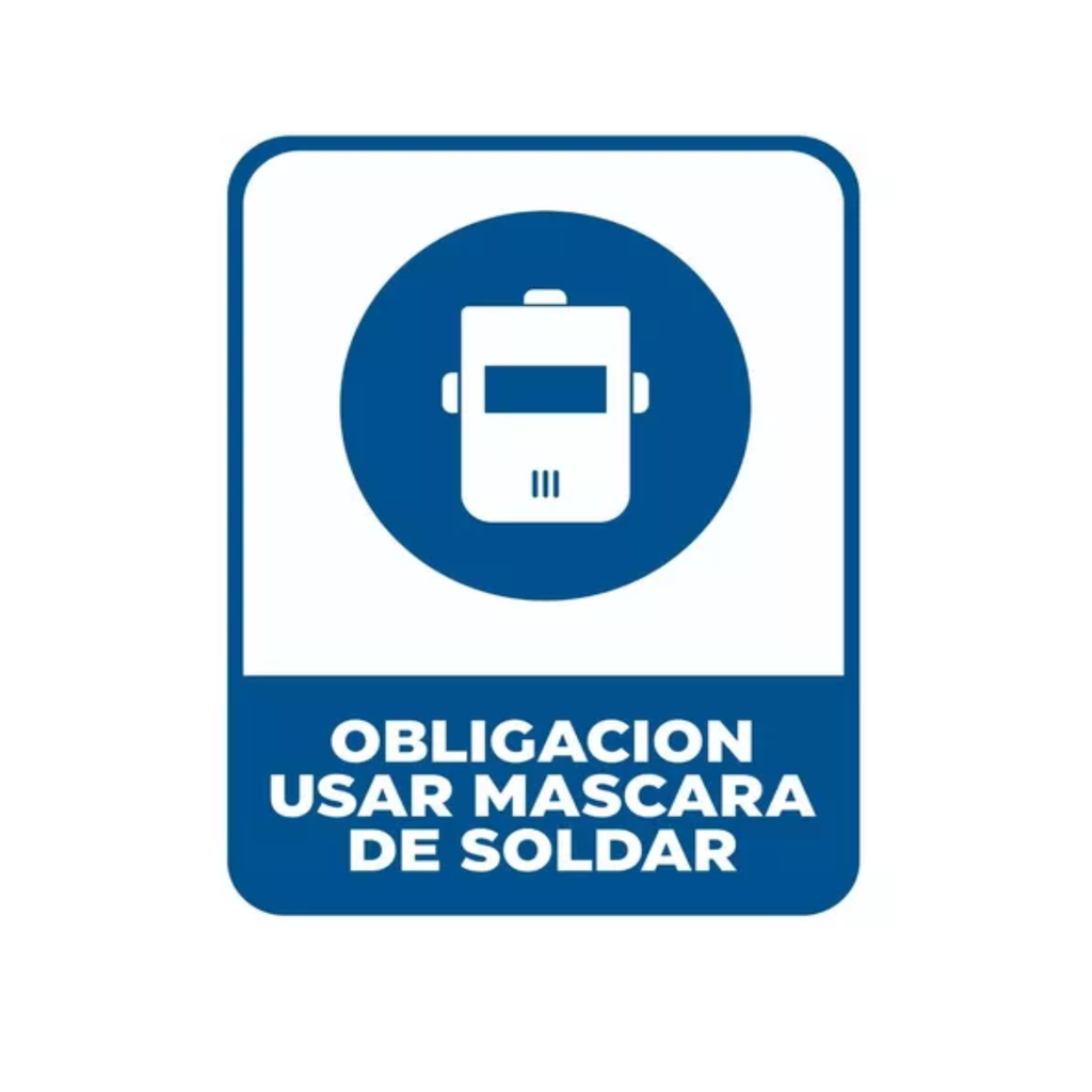 CARTEL 22*28 "USAR MASCARA DE SOLDAR"