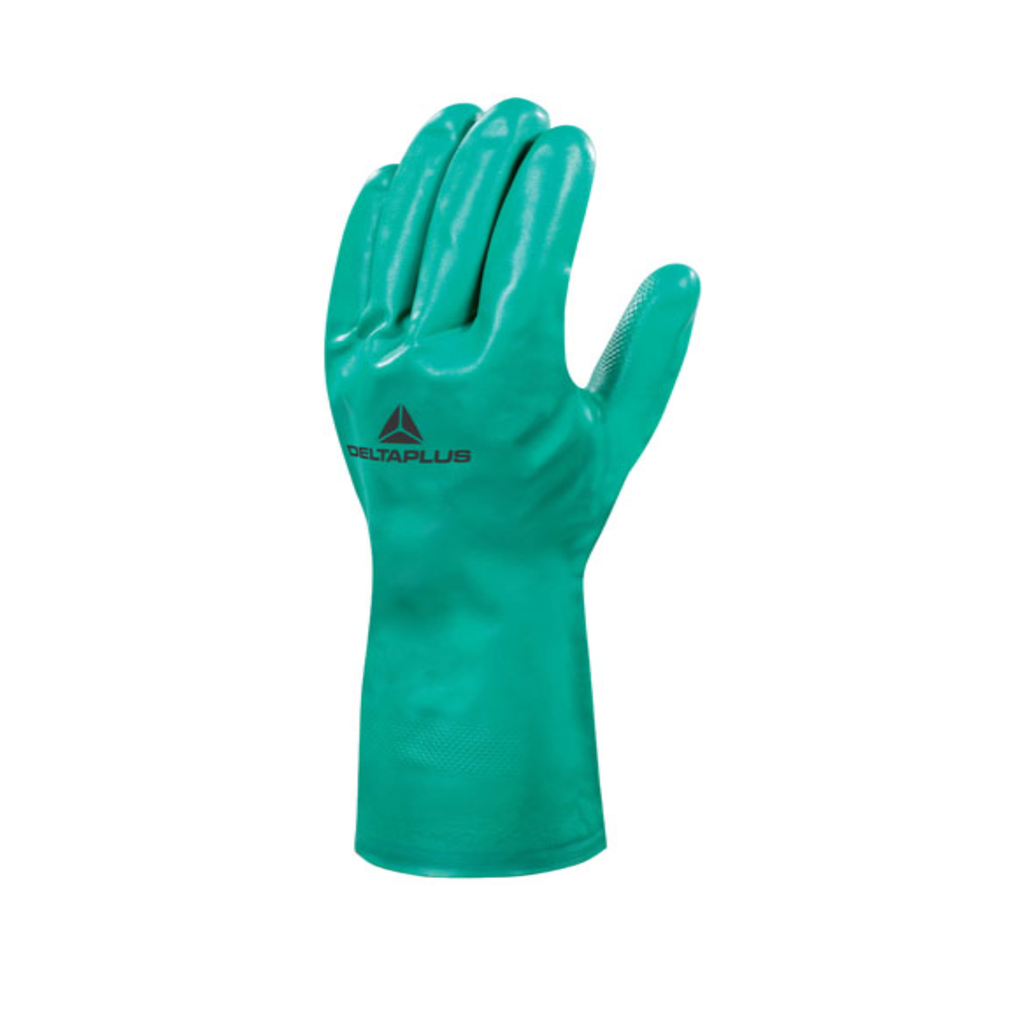 GUANTE ACRILO/NITRILO DE GOMA VERDE TALLE 8 - VE801VE08