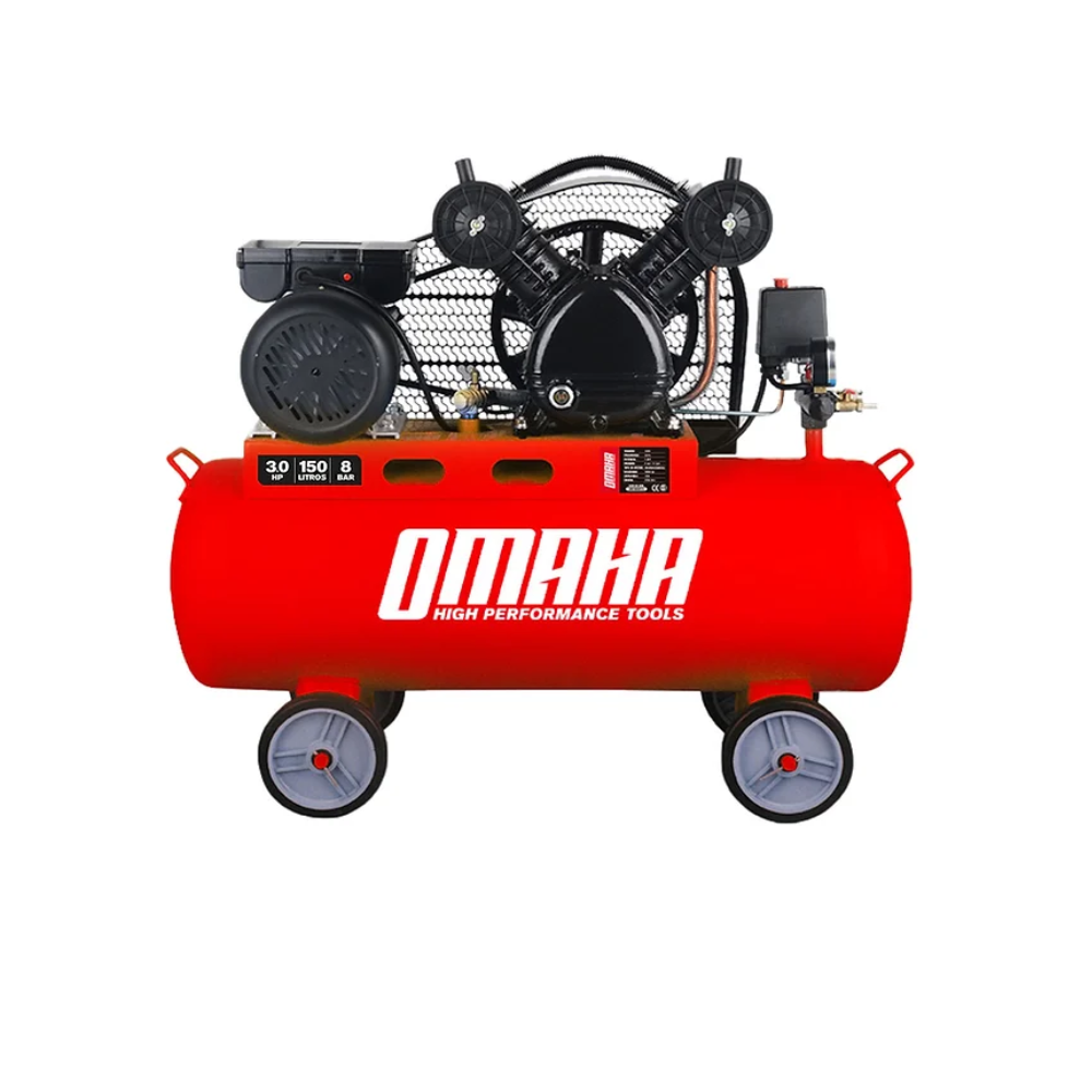 OMAHA COMPRESOR A CORREA 150 LTS. 3 HP - WB-30150