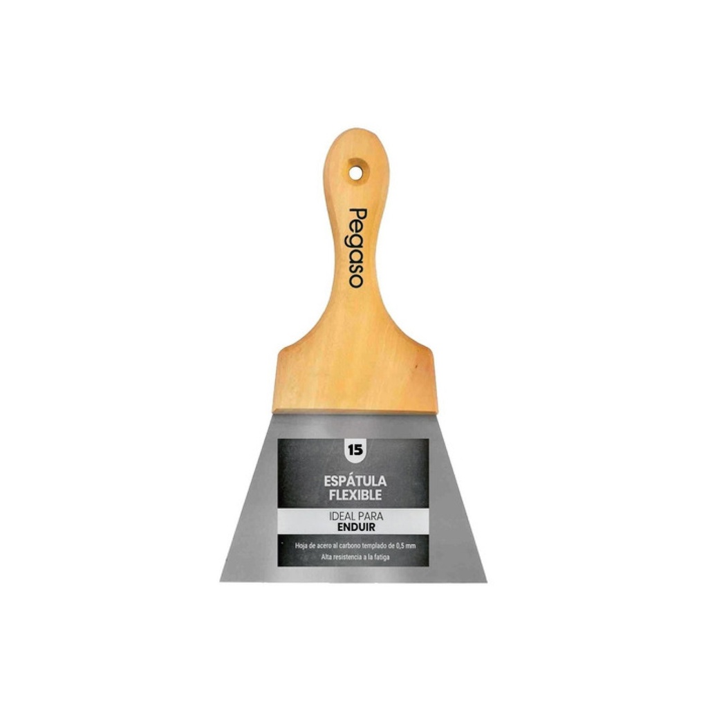 ESPATULA PEGASO CABO DE MADERA 15 CM ULTRA FLEXIBLE EUF-15