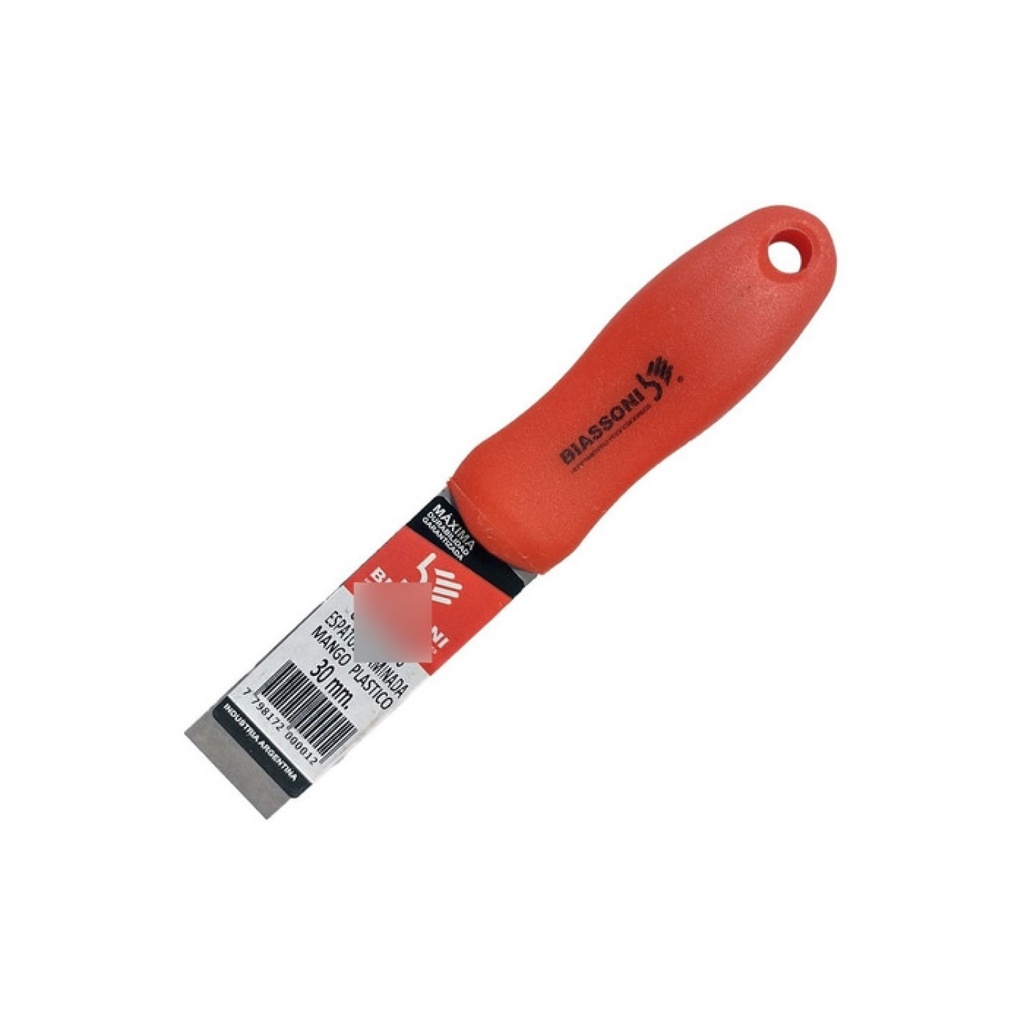 ESPATULA PINTOR LAMINADA PLASTICO BIASSONI 30MM - 992720
