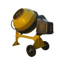 HORMIGONERA DE VOLTEO MEGAMAQ 400 LTS MOBPRO400 C/MOTOR 2 HP MONO