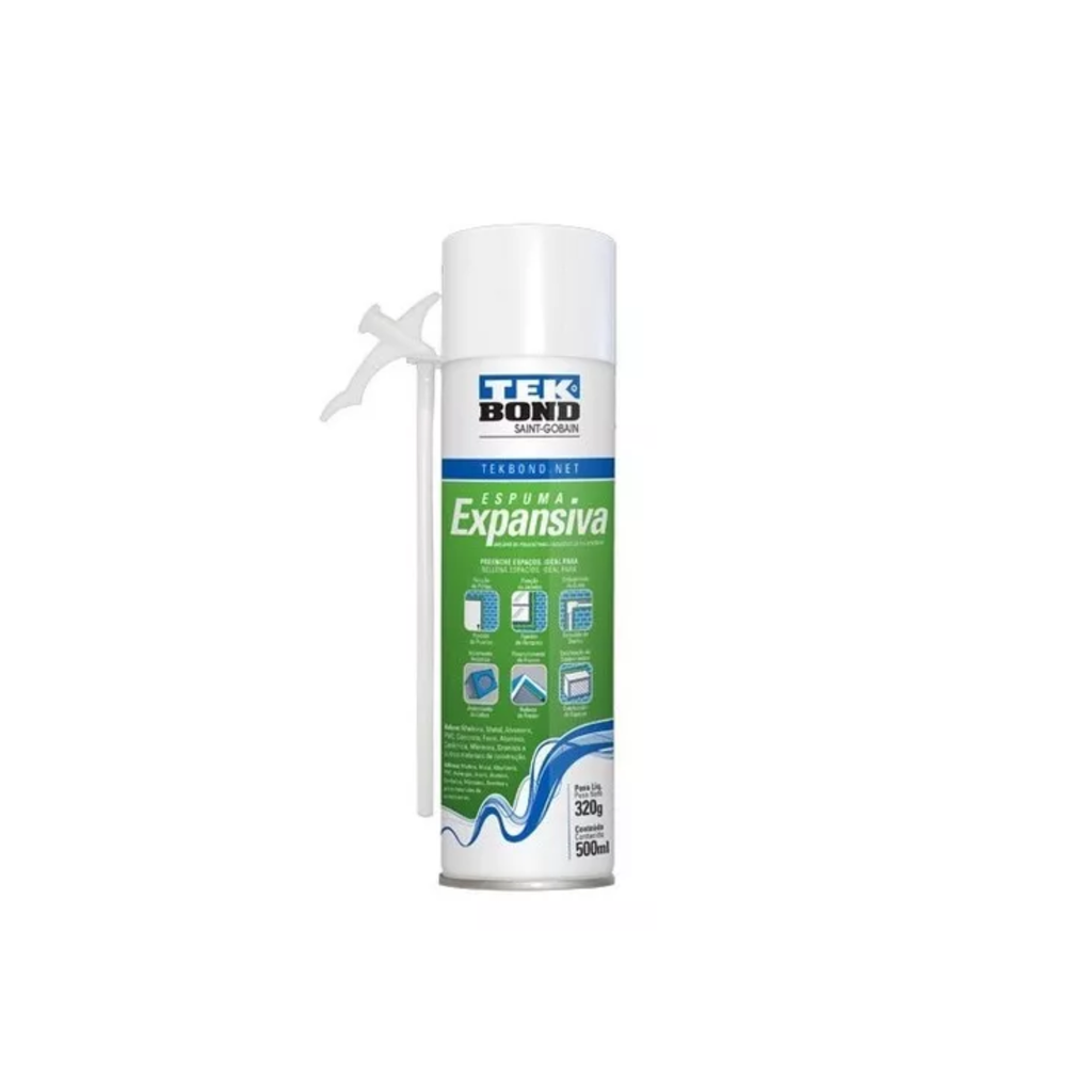 Espuma Poliuretano Tekbond 500 CC 320gr