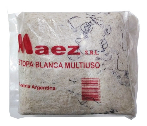 Estopa Blanca De Limpieza 300Grs Comun 