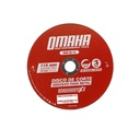 DISCO DE CORTE ABRASIVO OMAHA P/METAL 180 X 1.6 MM 471.DC-3
