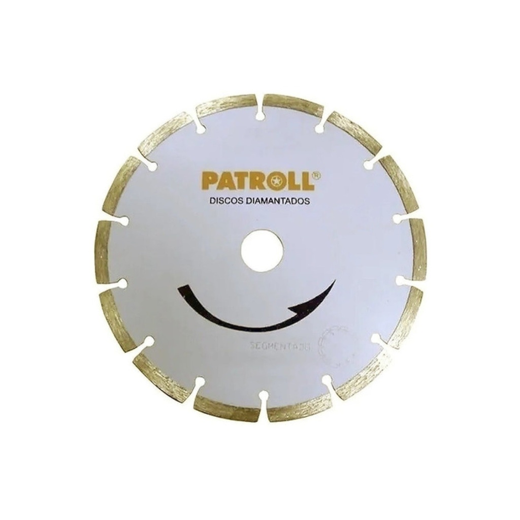 DISCO DIAMANTADO PATROLL PS-7" SEGMENTADO