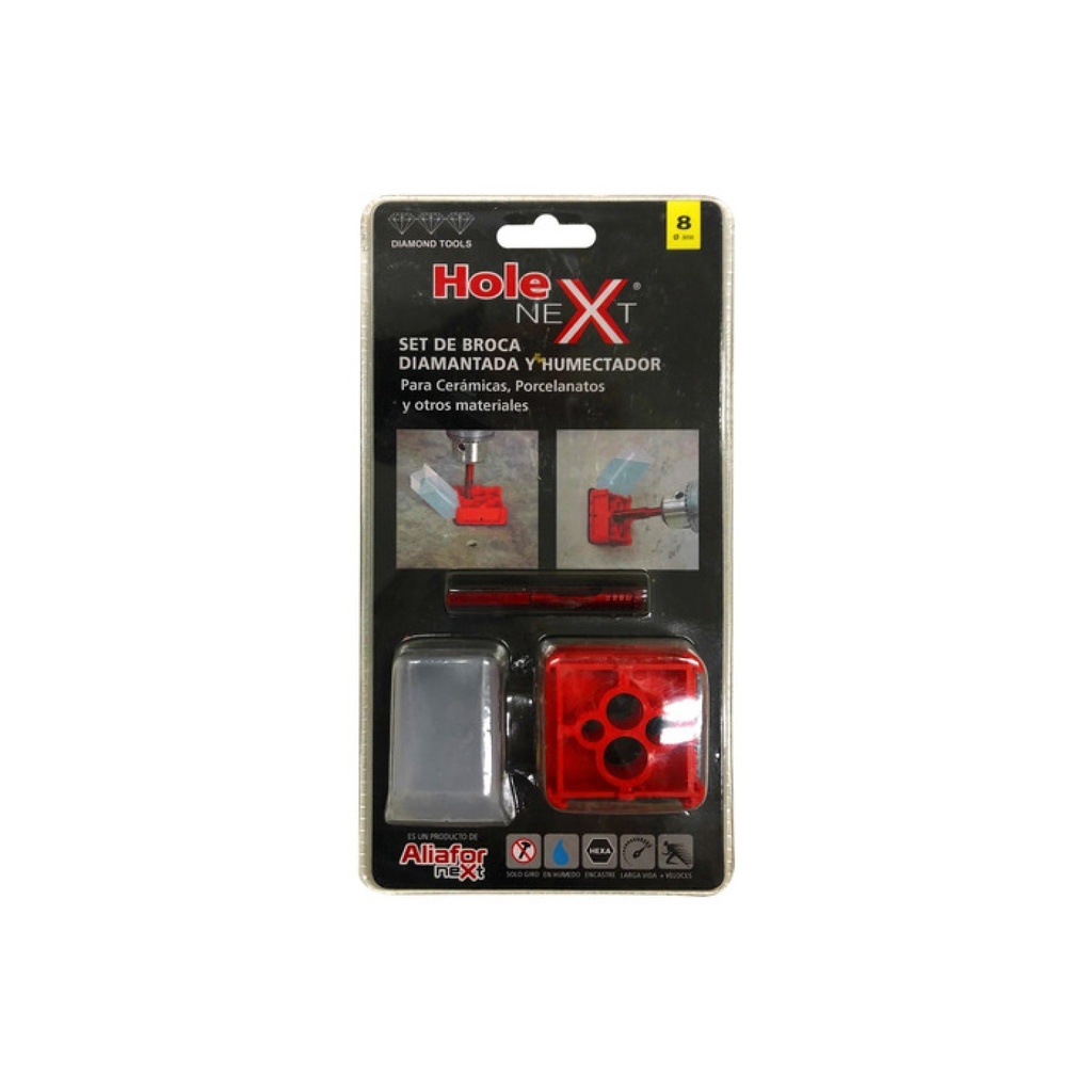 SET MECHA DIAMANTADA ALIAFOR NEXT 8MM - BDA-S8