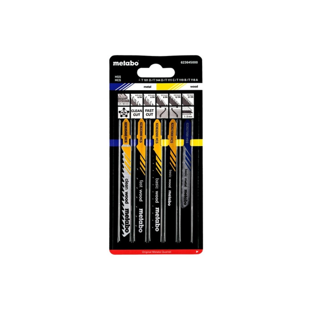 HOJA DE SIERRA METABO MAMEPLA 5 PIEZAS 623645000