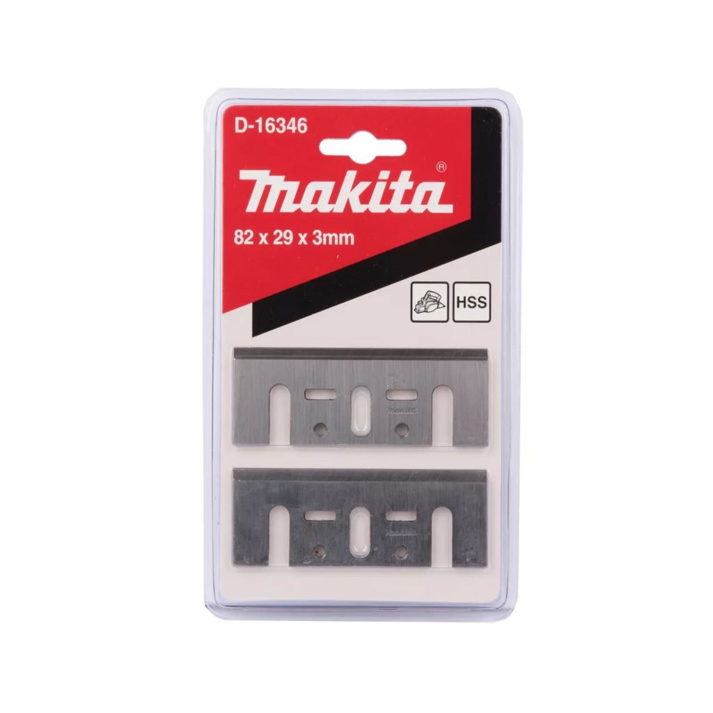 Juego de cuchilla cepillo Makita 82 mm hss D-16346