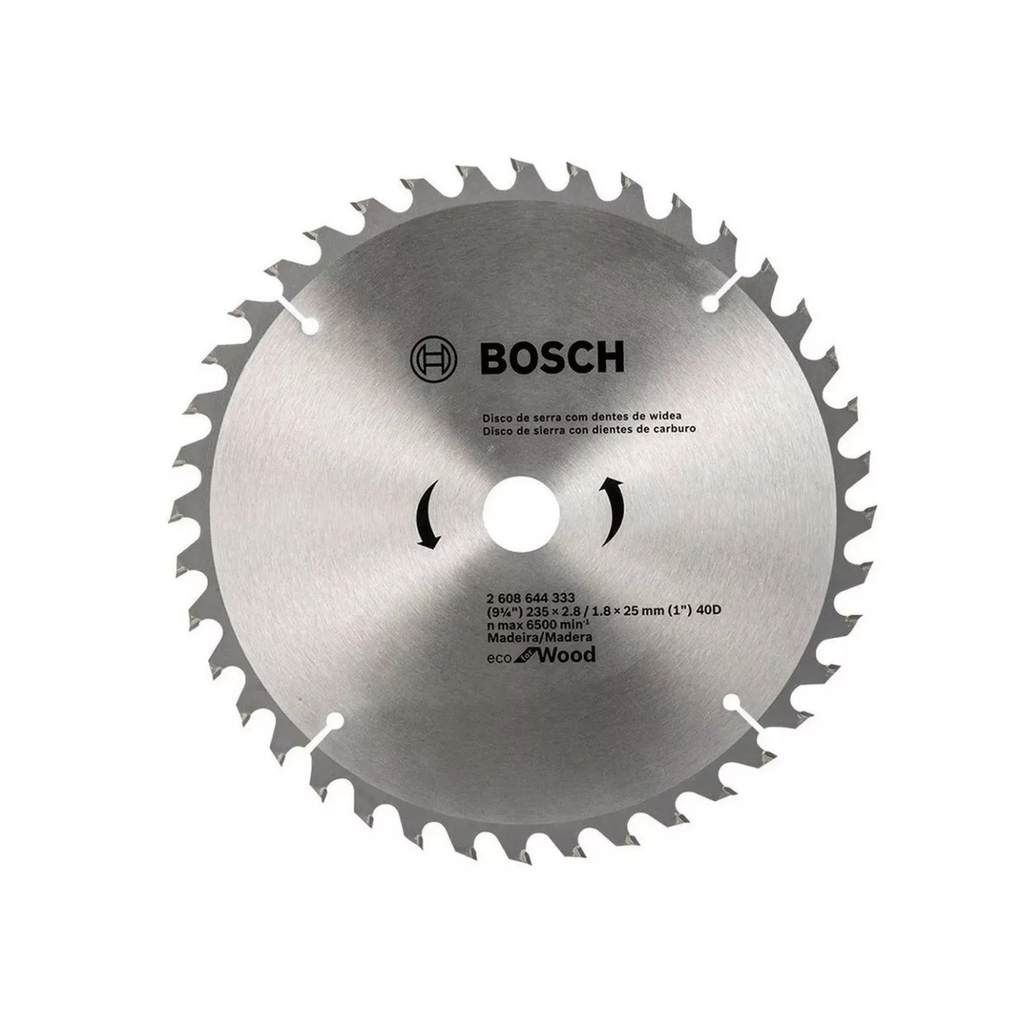 HOJA DE SIERRA CIRCULAR BOSCH ECO 9 1/4 40D - 2608644333
