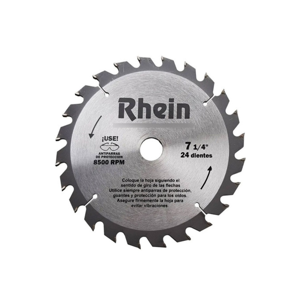 HOJA DE SIERRA RHEIN 7 1/4 WIDIA 24 DTS. SIW724