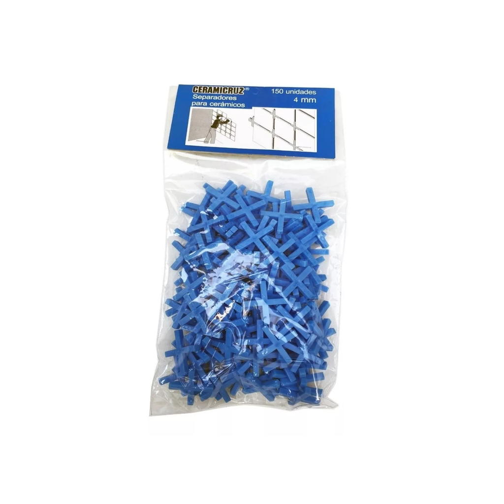 SEPARADOR P/CERAMICA CERAMICRUZ 04Mm X Bolsa 150UNI. - SEPCER04