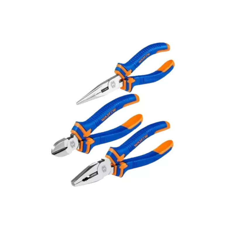 SET DE PINZAS Y ALICATES 3 PIEZAS WADFOW - WPS0603