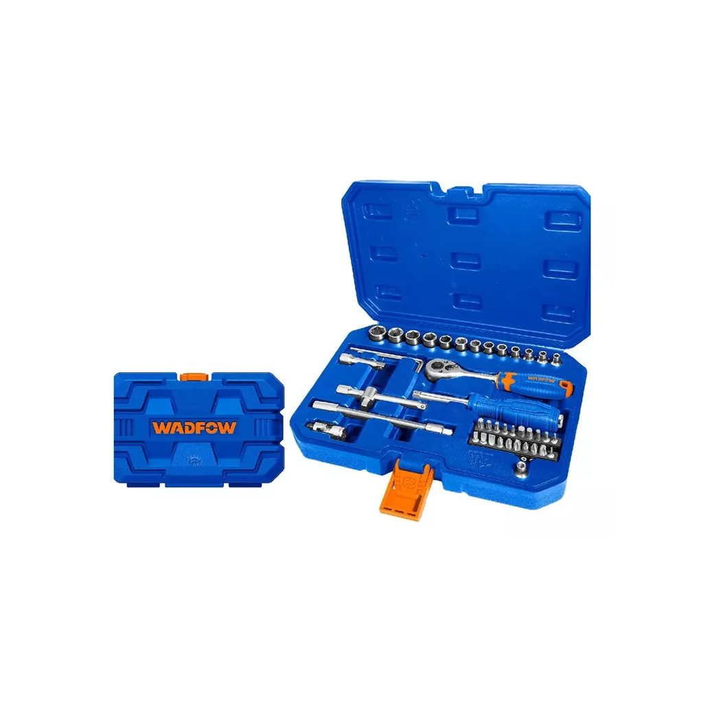 JUEGO DE TUBOS PUNTAS Y ACCESORIOS WADFOW 45PZS - WST4D45