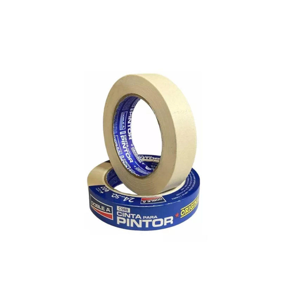 CINTA P/PINTOR DOBLE A 24 MM X 50MTS - DAN00004