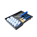 SET DE PINCELES Y RODILLOS 6 EN 1 WADFOW C/BANDEJA - WCB3H63