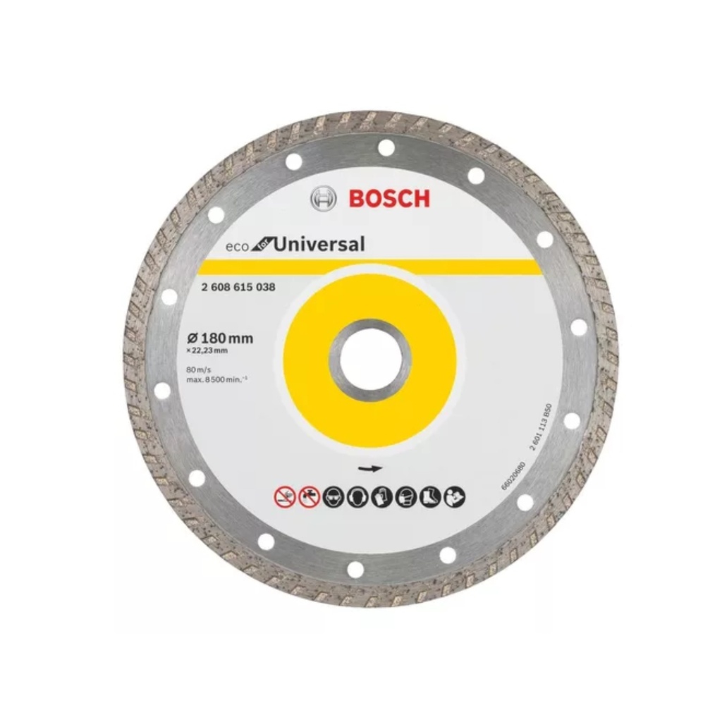DISCO DIAMANTADO BOSCH TURBO ECO 180 MM 2608615038