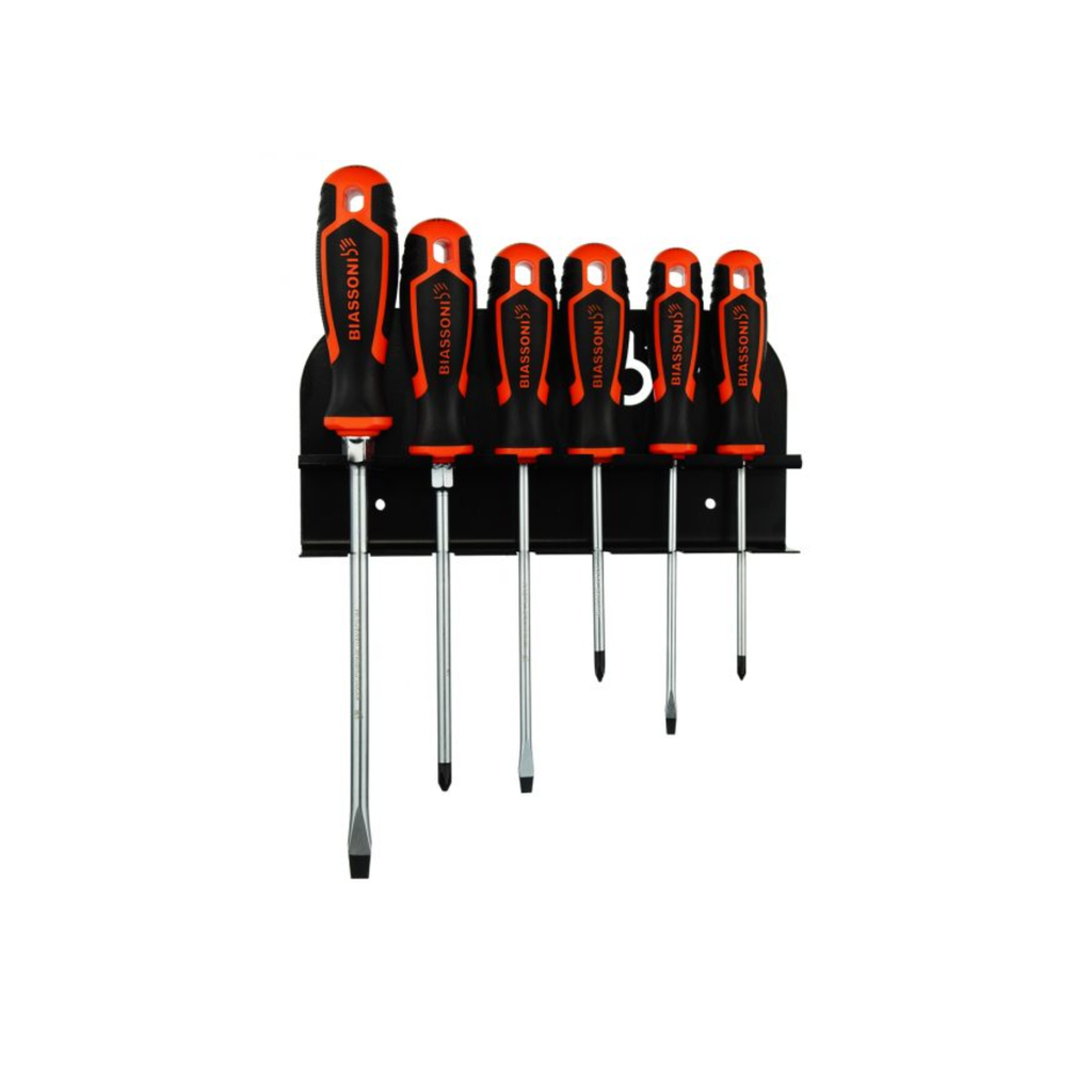 SET COLGANTE - DESTORNILLADORES PREMIUM BIASSONI - PC Ø8 - 6 PZS - 997718