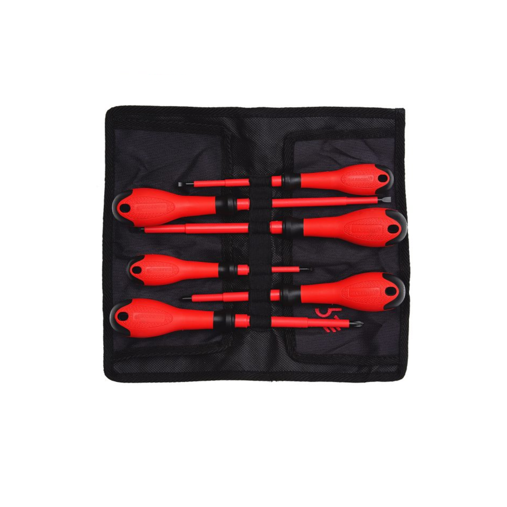 SET DE DESTORNILLADORES AISLADOS BIASSONI 1000 V - ENROLLABLE - 997717