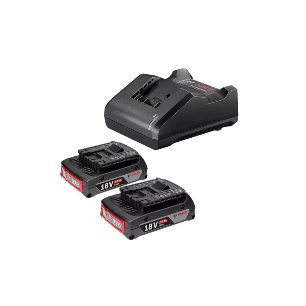 STARTER KIT 2.0 AH BOSCH CARGADOR + 2 BATERIAS - 1600.A02.RN3-000