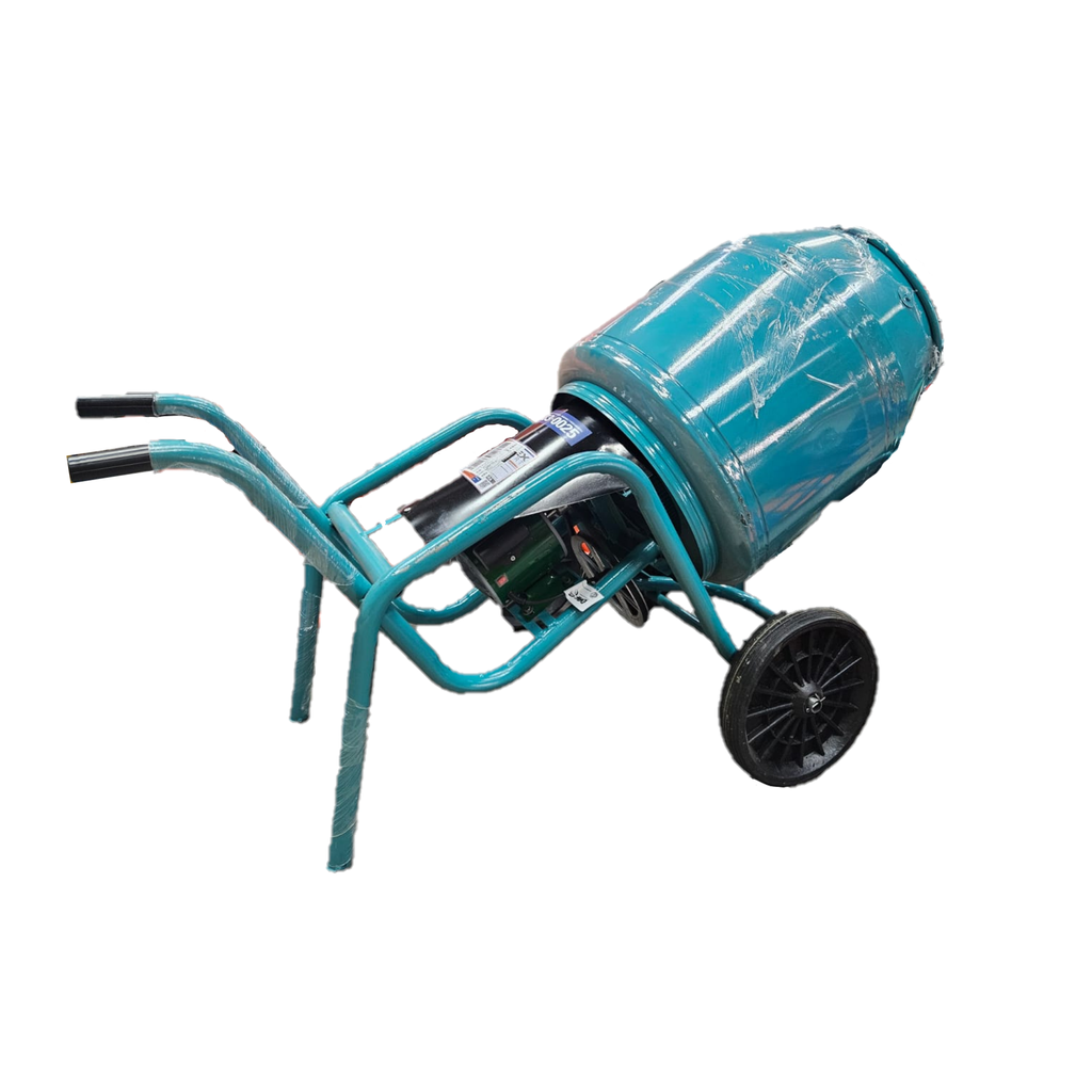 HORMIGONERA REFORZADA MEGAMAQ 135 LTS C/MOTOR DE 3/4HP RUEDA MACIZA - 2001