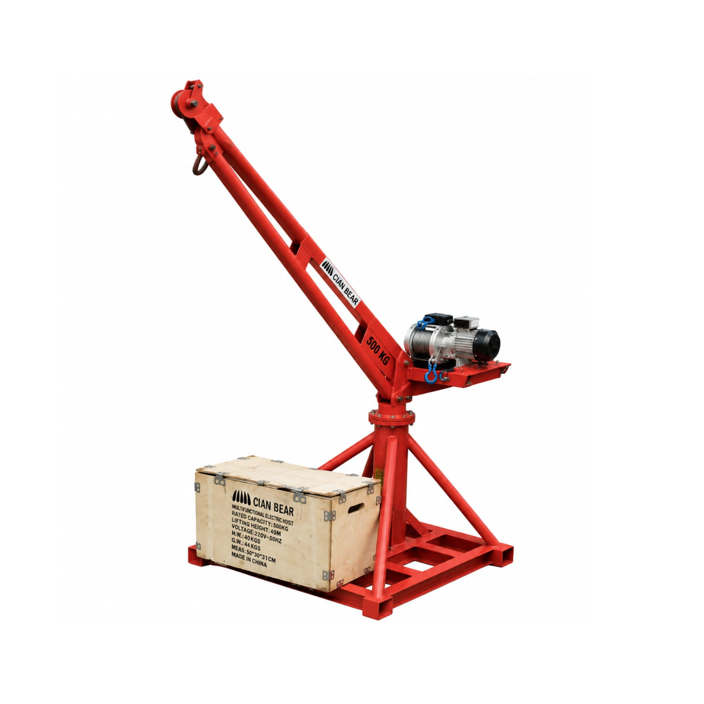 ELECTROGUINCHE PLUMA CIAN BEAR CON MOTOR MONO. 500KG