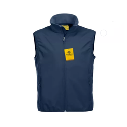 [2305101740303547] CHALECO PAMPERO POLAR C/BOLSILLO 1/2 CIERRE AZUL TALLE L