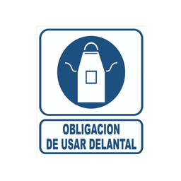 [2204071105061145] CARTEL 22*28 "OBLIG. USAR DELANTAL"
