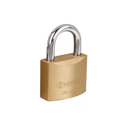 [2303081011282248] CANDADO LATON 40 Mm CORTO CON 2 LLAVES HERMEX - 43437