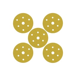 [70006188] JUEGO DE 5 LIJAS OMAHA CON ABROJO 120 GR 125 MM 471.LVR125-1120