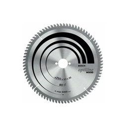 [2203291329555135] HOJA DE SIERRA BOSCH 10" 254 MM 80 D - 2608640909