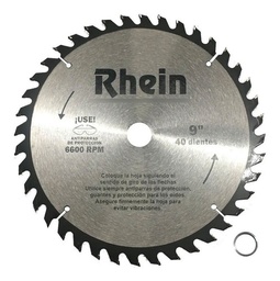 [2203282354372096] Hoja De Sierra Rhein 9" 40Dts 22.2/25.4 - Rhes940 (ML)