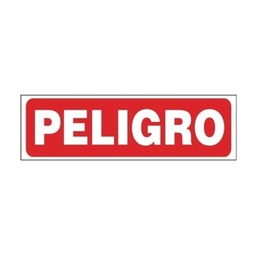 [70005428] CARTEL ADHESIVO 7 X 24 CM PELIGRO COD.5904