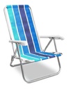 Reposera Playera 4 Posiciones Aluminio Playa Camping