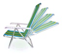 Reposera Playera 4 Posiciones Aluminio Playa Camping