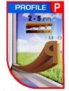 Burlete Puerta Ventana 6 Mts Perfil P Geko 2 A 5mm 