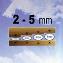 Burlete Puerta Ventana 6 Mts Perfil P Geko 2 A 5mm 
