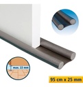  Zócalo Burlete Puerta Doble De Goma Geko 25mm X 95cm 