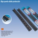  Zócalo Burlete Puerta Doble De Goma Geko 25mm X 95cm 