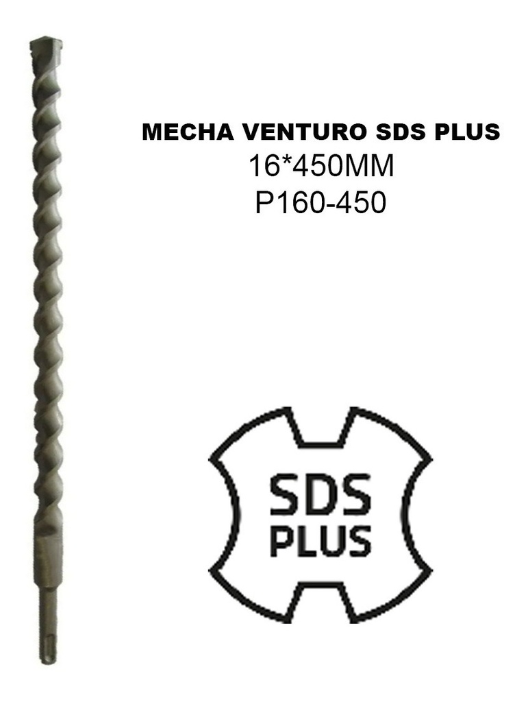 Mecha Widia Broca 16 Mm X 450 Mm Venturo Refrigeracion 