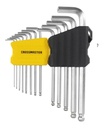 Juego 9 Llaves Allen Hexagonales Metricas Crossmaster 1.5-10