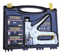 Engrapadora Clavadora Crossmaster Maletin + Grapas + Clavos 