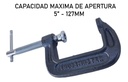 Prensa Tipo G Hierro Fundido 5 Pulgadas 127 Mm Profesional