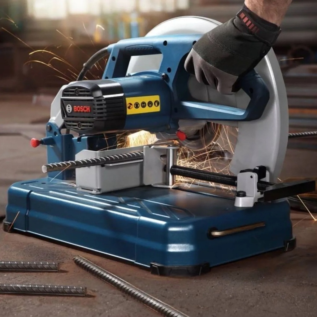 Sierra Sensitiva 355mm 2400w Bosch Gco1424 Cortadora Metal