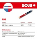 Lapiz Sola Bicolor Señalizacion Calor Frio 17 Cm Pro Rbb17