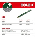 Lapiz Sola Verde Albanil 24 Cm Pro Stb24